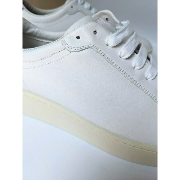 NWT The Men's Store at Bloomingdale's Low Top Sneakers White Size 10 MSRP $175 - Picture 5 of 8